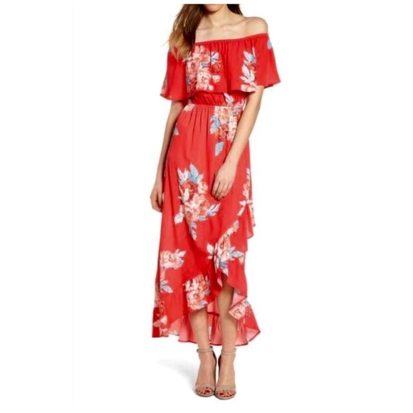 Mimi Chica Off the Shoulder Maxi Dress By Nordstrom
Size XL - Picture 11 of 12